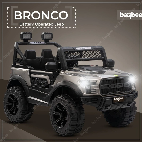 Stc POBO 2 MOTOR JEEP UPTO 7 YEARS (4 Motor-upto 50kg) - painted blue