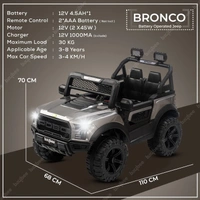 Stc POBO 2 MOTOR JEEP UPTO 7 YEARS (4 Motor-upto 50kg) - painted blue