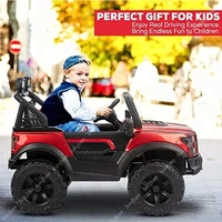 Stc POBO 2 MOTOR JEEP UPTO 7 YEARS (4 Motor-upto 50kg) - Black