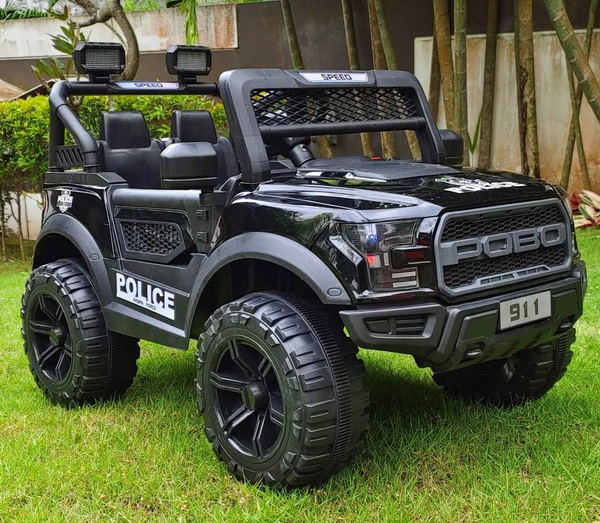 Stc POBO 2 MOTOR JEEP UPTO 7 YEARS (4 Motor-upto 50kg) - Blue