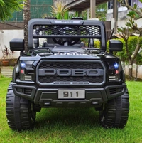 Stc POBO 2 MOTOR JEEP UPTO 7 YEARS (4 Motor-upto 50kg) - Blue