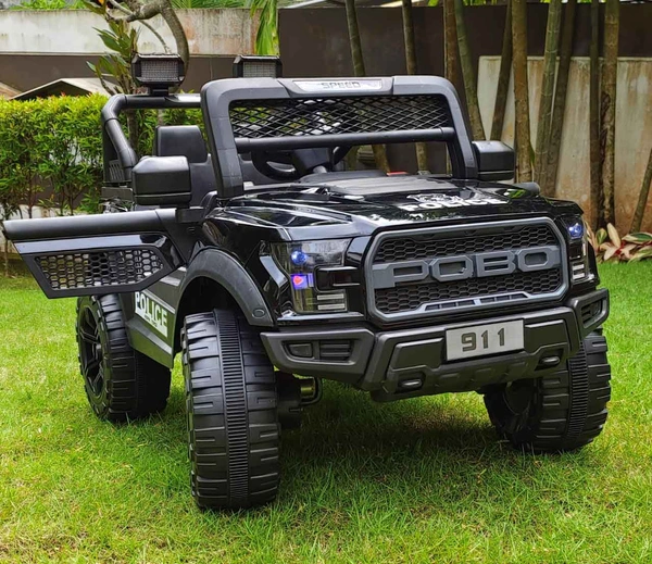 Stc POBO 2 MOTOR JEEP UPTO 7 YEARS (4 Motor-upto 50kg) - Blue