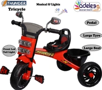 4KIDS ODELEE Stylish Thunder Pedal Tricycle for Kids (1-4 years) - RED