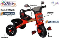 4KIDS ODELEE Stylish Thunder Pedal Tricycle for Kids (1-4 years) - RED