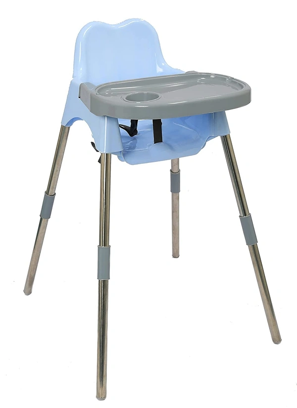 My Giraffee My Giraffe Luna Baby Dining Chair with Tray, Blue-Grey Colour - blue