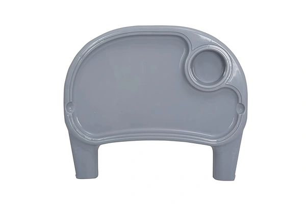 My Giraffe Luna Baby Dining Chair with Tray, Red-Grey Colour - Red