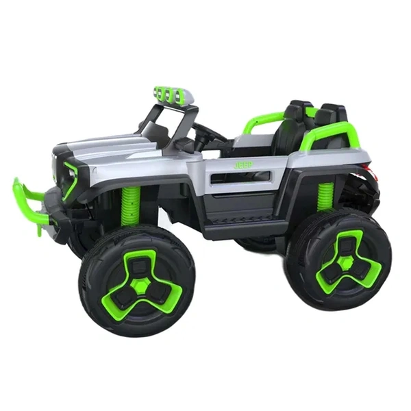 Newbie 4x4 Bugatti Gray Color Jeep For Kids With Remote Control  - Gray