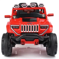 Made In India  1200A Jeep With Bonnet Light Age 1 To 10 - Red