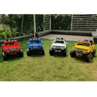 Made In India  1200A Jeep With Bonnet Light Age 1 To 10 - Red