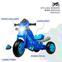 Cosmo Bullet Tricycle Baby Java Scooter Cycle or Trikes Ride-On with Music & Lights for 1-5 Years