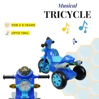 Cosmo Bullet Tricycle Baby Java Scooter Cycle or Trikes Ride-On with Music & Lights for 1-5 Years