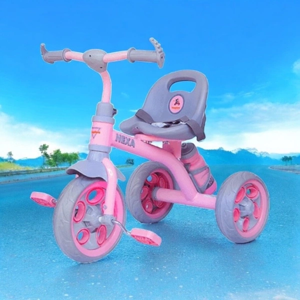 Dash Nexa With Eva Wheels Kids/Baby Tricycle, Tricycle For Kids 1.5 To 5 Years, Baby Cycle With Bottle Container And Storage Basket With Parental Control