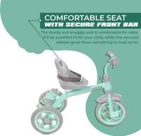 Dash Nexa With Eva Wheels Kids/Baby Tricycle, Tricycle For Kids 1.5 To 5 Years, Baby Cycle With Bottle Container And Storage Basket With Parental Control