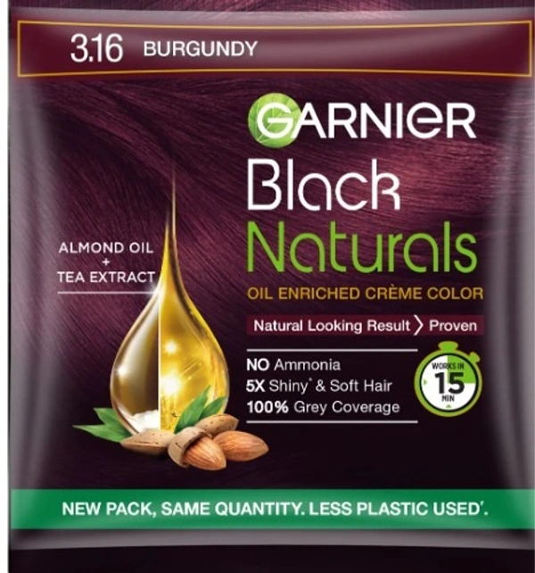 GARNIER 3.16 OIL ENRICHED CREME COLOR  - 20 ML, BURGUNDY