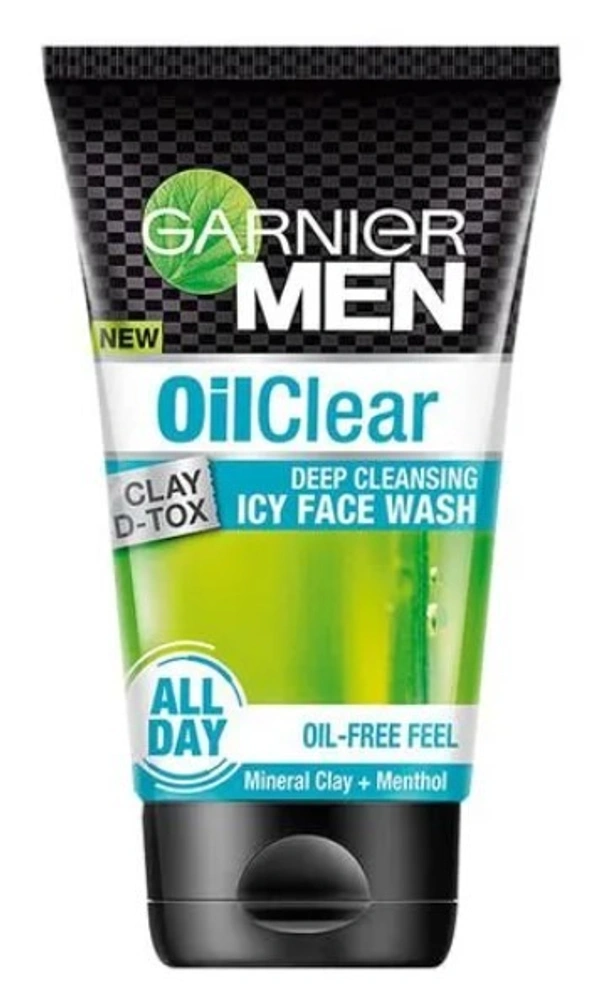 GANIER OIL CLEAR DEEP CLEANSING ICY FACE WASH CLAY D-TOX - 50 G
