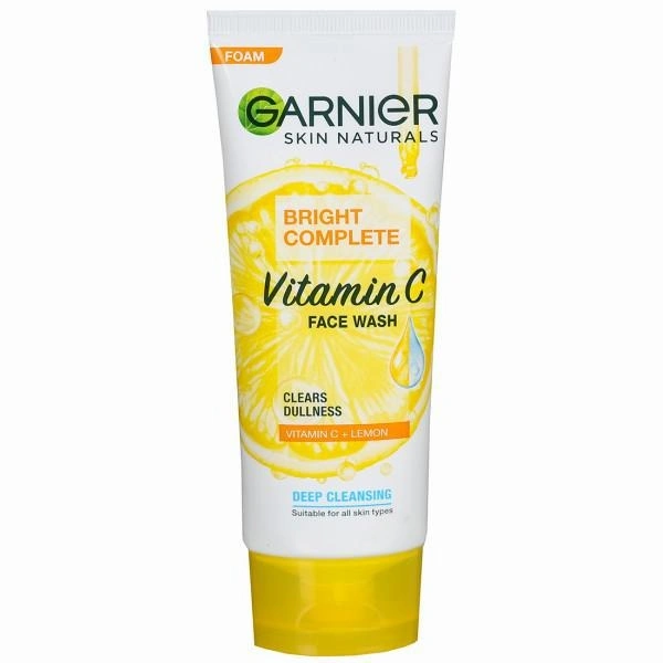 GARNIER BRIGHT COMPLETE VITAMIN C FOAM FACE WASH - 50 G