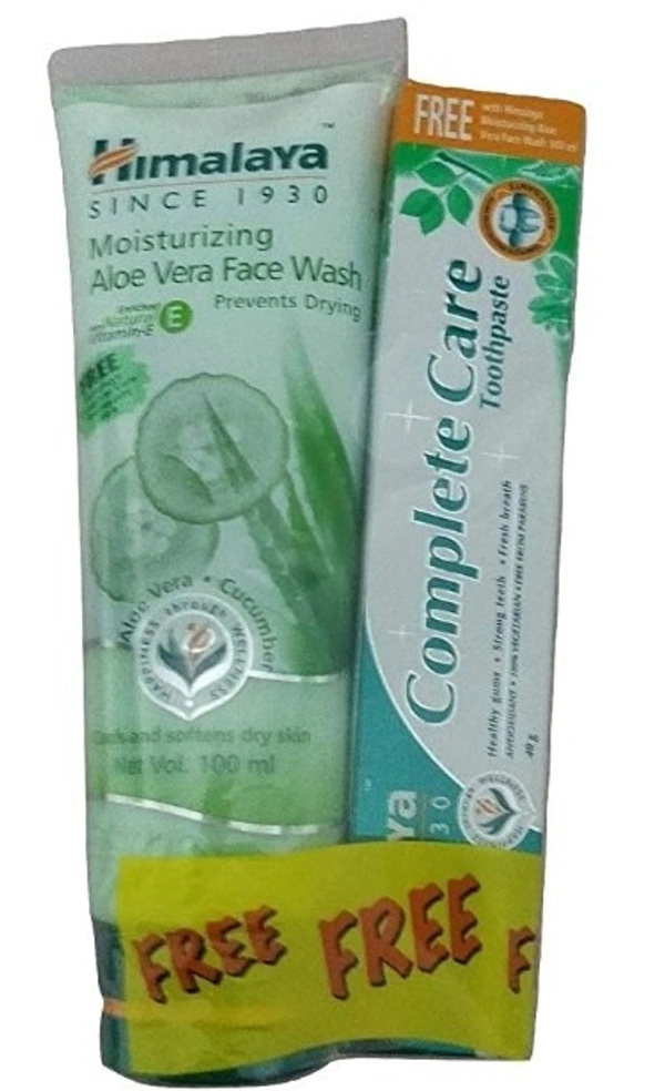 HIMALAYA MOISTURIZING ALOE VERA FACE WASH - 100 ML