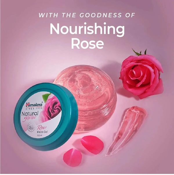 HIMALAYA NATURAL ROSE GLOW  FACE GEL - 100 ML