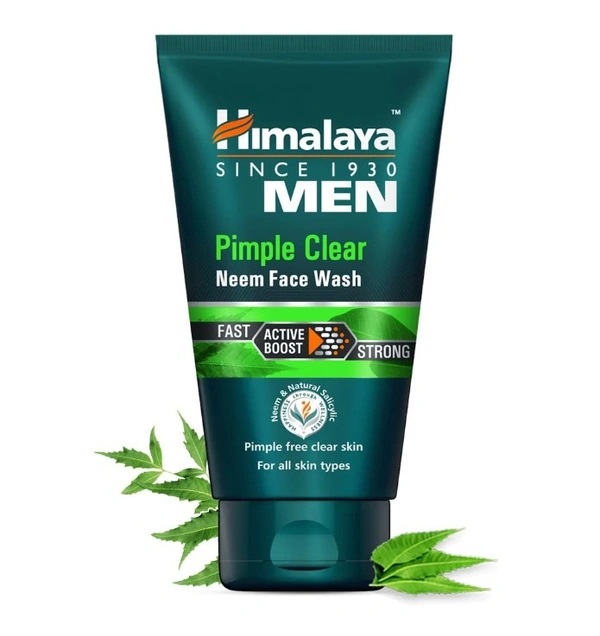 HIMALAYA MEN PIMPLE NEEM FACE WASH - 50 G