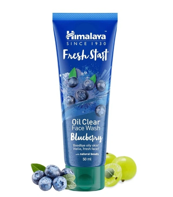 HIMALAYA  BLUEBERRY FRESH START OIL CLEAR FACE WASH  - 50 ML