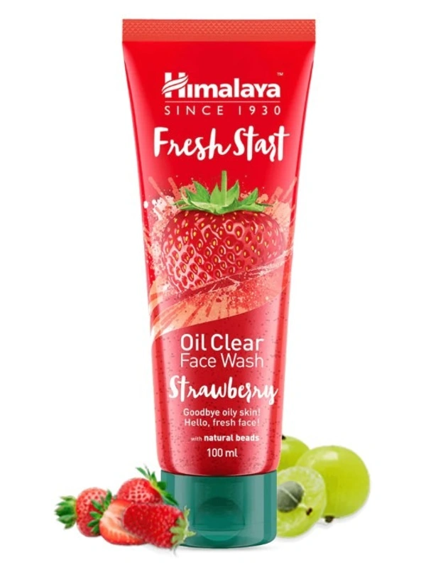 HIMALAYA  STRAWBERRY FRESH START OIL CLEAR FACE WASH - 100 ML