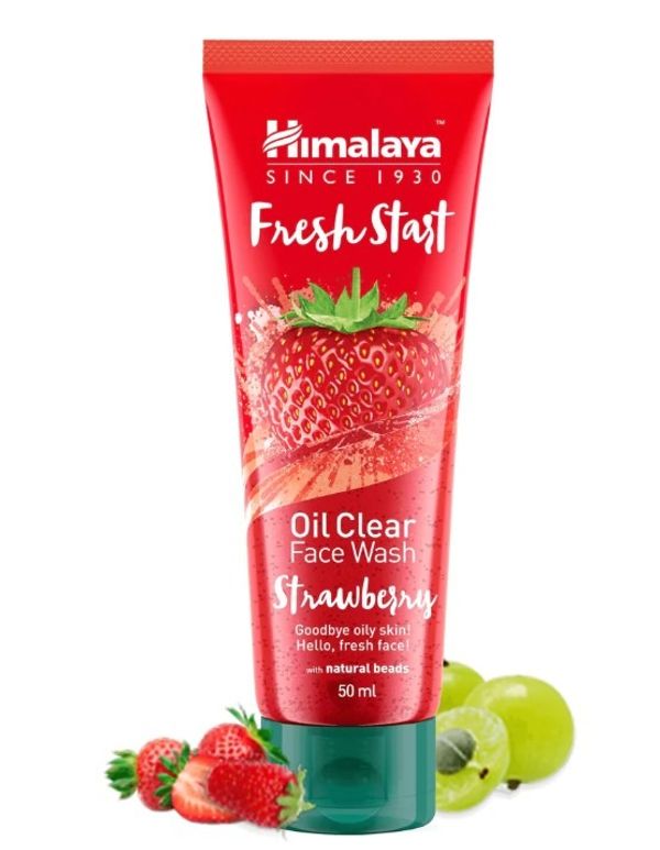 HIMALAYA  STRAWBERRY FRESH START OIL CLEAR FACE WASH - 50 ML