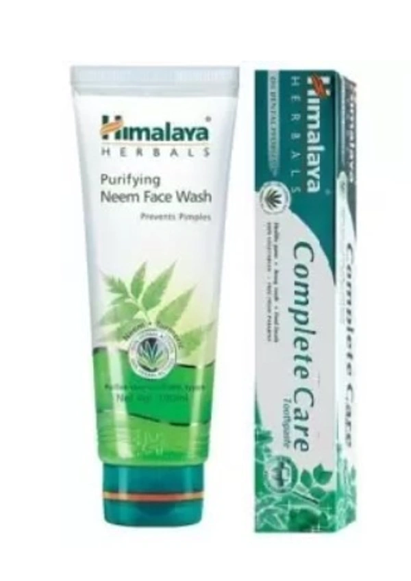 HIMALAYA PURIFIYING NEEM FACE WASH + TOOTHPASTE - 100 ML