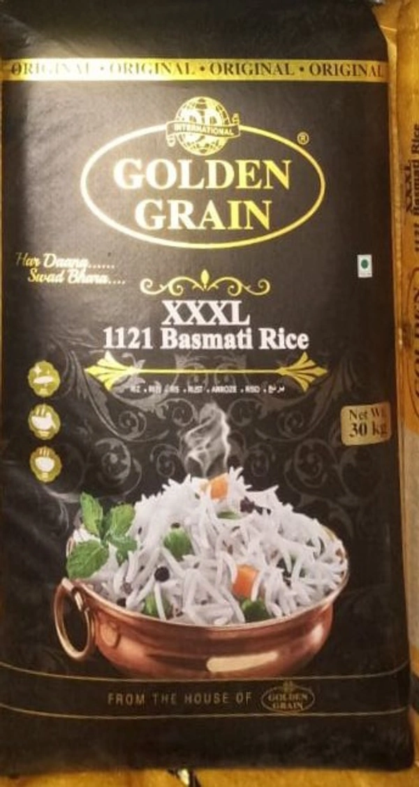 GOLDEN GRAIN XXXL 1121 BASMATI RICE - 500 G