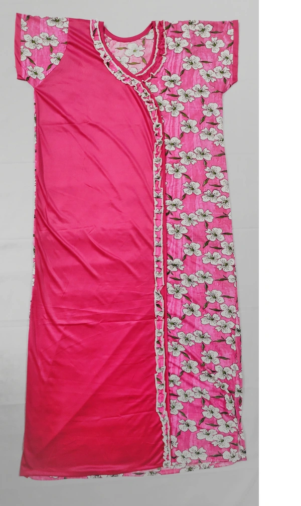 Fancy Mastani Sarina Nighty For Women - XL, Pink