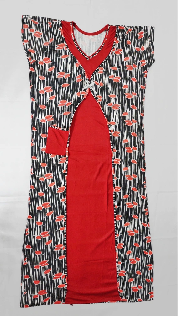 Fancy Mastani Sarina Nighty For Women - XL, Red