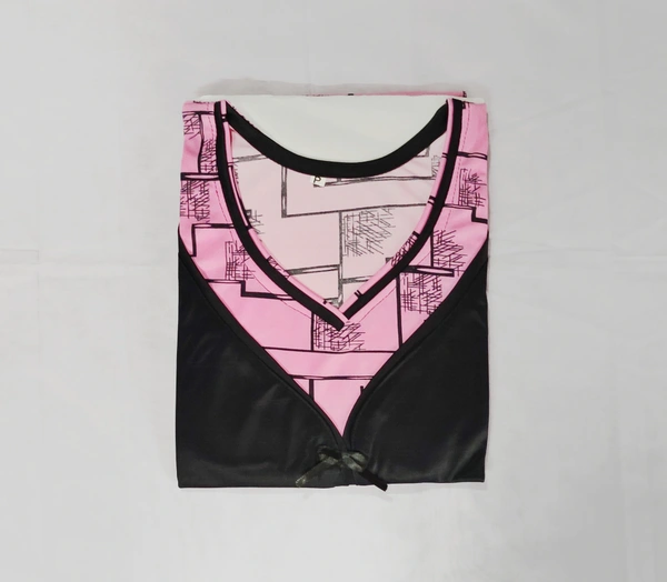 Fancy Mastani Sarina Nighty For Women - XL, Pink
