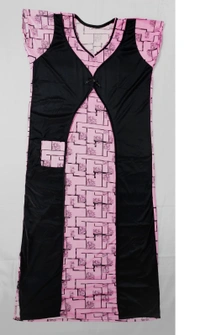 Fancy Mastani Sarina Nighty For Women - XL, Pink