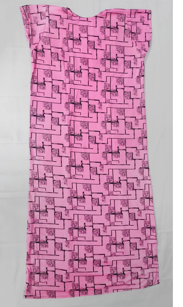Fancy Mastani Sarina Nighty For Women - XL, Pink