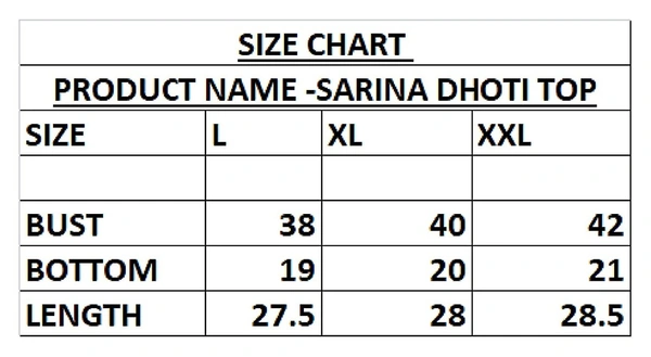 Sarina Half Sleeves All Over Print Top And Maxi Dhoti Style Bottom Night Suit For Women-LINING - XL, Red