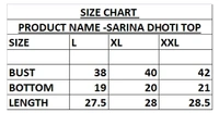 Sarina Half Sleeves All Over Print Top And Maxi Dhoti Style Bottom Night Suit For Women-LINING - 2XL, Yellow