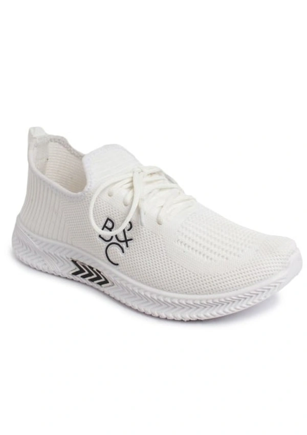 FLYNET UPPER EILA-02 WH PVC SOLE Men's Sports Shoes - IND-9, White