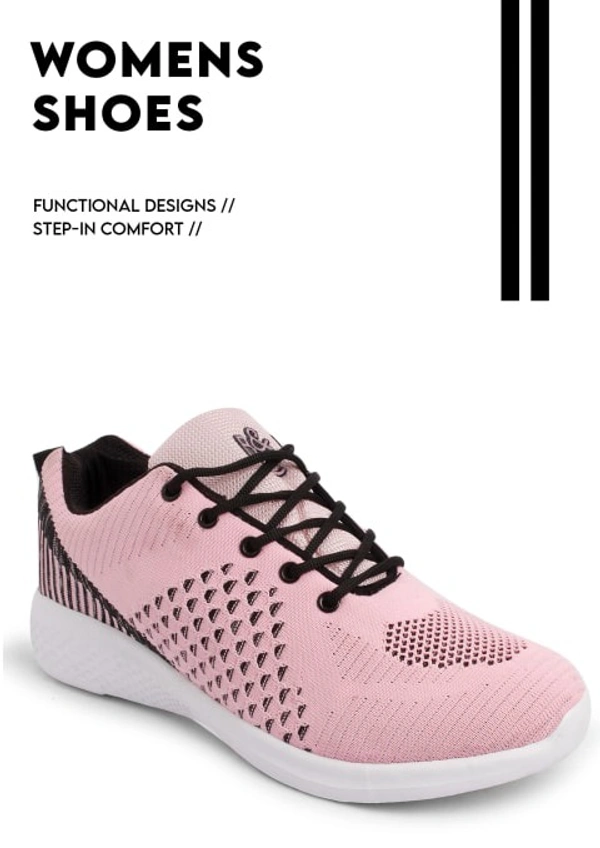 MESH UPPER Carey-01 PI EVA SOLE Women's Sports Shoes - IND-8, Pink