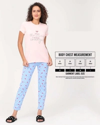 Women's Nightwear/Casual Wear Printed Pajama  - S, Beige