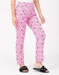 Nightwear/Casual Printed Pajama For Women - L, Dark Blue