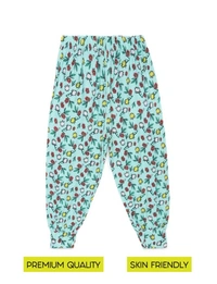 Kids Girls Multi Printed Knit Bottom-COMBO PACK OF 2 - 5-6 Years, Multicolor
