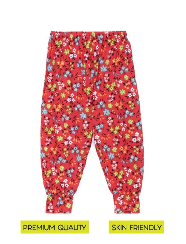 Fashion By Stacktrail Kids Girls Multi Printed Knit Bottom-COMBO PACK OF 3 - 7-8 Years, Multicolor