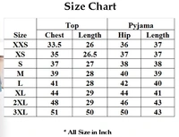 Premium Quality Satin Half Sleeves Printed Night Suit For Women - XL, Multicolor 2