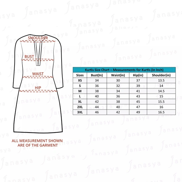 Cotton Printed Knee Length Straight Kurti For Women - L, Blue