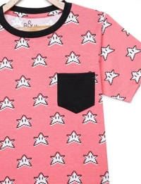 100% Cotton Half Sleeves Graphic Print T-Shirts for Boys - 3-4 Years(22), Multicolor