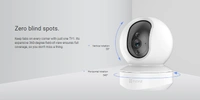 EZVIZ (CS-TY1) Wi-Fi Indoor Home Security 360 Degree Pan & Tilt Camera  - 2 MP, White