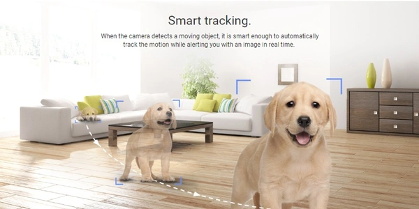 EZVIZ (CS-TY1) Wi-Fi Indoor Home Security 360 Degree Pan & Tilt Camera  - 2 MP, White