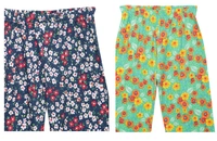 Kids Girls 2-8 Years Graphic T-Shirt Paired With Printed Pyjama-COMBO PACK OF 2 - 7-8 Years(28), Multicolor