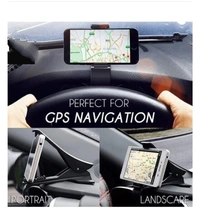 Plastic Clip Mobile Stand and Holder (Black) - Free Size, Black