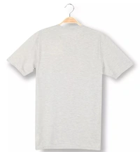  Cotton Rich Round Neck Graphic Printed T-Shirt Men- NYC  - X-Large (XL), Grey Melange
