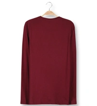 Cotton Rich Round Neck Graphic Print T-Shirt Men-Beyond Imagination - Large (L), Maroon